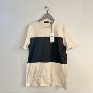 Theory Men's Essential Block Peyote Geometric Print Size Medium New With Tag